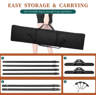 Double Crossbar Photography Backdrop Stand  Adjustable Background Support System For Studio Video A 12
