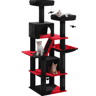 Tall Cat Tree  Large MultiLevel Plush Cat Tower With Scratching Posts And Perches 13