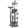 Tall Cat Tree  Large MultiLevel Plush Cat Tower With Scratching Posts And Perches 18