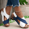 Womens Summer Sandals  Lightweight Wedge Heeled Peep Toe Footwear For Warm Weather 1
