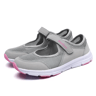 Womens Breathable Mesh Sneakers  White Vulcanized Casual Walking And Work Shoes 7