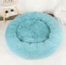 Large Dog Donut Bed  Plush Round Basket Bed For Dogs And Small Pets 12