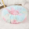 Large Dog Donut Bed  Plush Round Basket Bed For Dogs And Small Pets 14