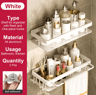 Stainless Steel Shower Rack  Anti Rust Bathroom Storage Shelf With Strong Suction Cups 21