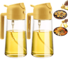 2in1 Olive Oil Dispenser Bottle  500ml Oil Sprayer For Cooking BBQ And Kitchen Use 14
