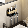 Aluminum Wall Mounted Toothbrush Holder  234 Cup Organizer For Bathroom 8