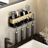 Aluminum Wall Mounted Toothbrush Holder  234 Cup Organizer For Bathroom 12