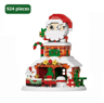 Christmas Building Block Series  Santa Claus  Reindeer Brick Set For Holiday Fun 18