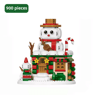 Christmas Building Block Series  Santa Claus  Reindeer Brick Set For Holiday Fun 19