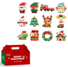 Christmas Building Block Series  Santa Claus  Reindeer Brick Set For Holiday Fun 23