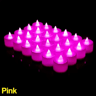 LED Flameless Candles  Colorful Battery Operated Tealight Set For Parties  Home Decor 10