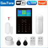 WiFi GSM Alarm System  43Inches Smart Home Security Panel With Temperature Display 7