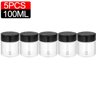 Clear Spice Bottles Set  Plastic Seasoning Jars For Salt Pepper And BBQ Spices 8