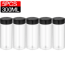 Clear Spice Bottles Set  Plastic Seasoning Jars For Salt Pepper And BBQ Spices 24