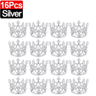 Mini Crown Cake Decoration  Pearl Tiara Topper In Gold And Silver For Birthdays And Weddings 11