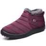 Waterproof Winter Boots For Women  Plush Snow Ankle Boot Shoes For Cold Weather 9
