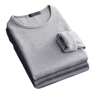 Winter Mens LongSleeved Thermal Undershirt  Fleece Bottom Shirt For Cold Weather Comfort 5