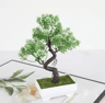 Plastic Mini Potted Plant Decor  Faux Bonsai Tabletop Ornament 9