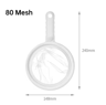 Reusable High Density Mesh Filter Bag  MultiUse Strainer For Soy Milk Tea Coffee  More 5