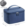 Double Layer Mens Toiletry Bag  Large Capacity Oxford Travel Cosmetic Pouch 7