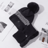 Plush Fur Lined Winter Warm Hat With Balaclava  Cute Pompoms Coldproof Cap For Women 21652283 In 8