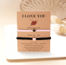HeartBond 2Pcs Matching Bracelets Set  Handwoven Heart LongDistance Couple  Friendship Jewelry Gift 4