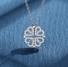 EternaLove 316L Stainless Steel Magnetic Pendant Necklace  Heart  Clover Jewelry Gift For Women 6