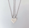 HeartbeatUnion Magnetic Couple Pendant Necklace  Electrocardiogram Heart Jewelry Gift Set 8