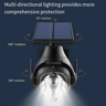 Solar Fake Security Camera Wall Light With Motion Sensor And 3 Lighting Modes IP65 Waterproof Outdo 5