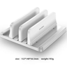 Adjustable Vertical Laptop Stand Holder SpaceSaving 4 In 1 Desktop Dock 7