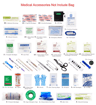 Large Outdoor First Aid  Emergency Survival Kit  Trauma Care Medical Storage Bag For Travel Hiking  5