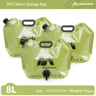 BSWOLF Outdoor Mini Folding Water Bag 8L  Large Capacity Portable Camping Water Storage Bag 8