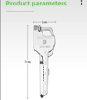 6in1 EDC Keychain MultiTool  Folding Pocket Pliers Screwdriver  Bottle Opener For Camping And Every 5