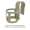 Portable Car Cup Holder Hanging Rack  Reusable Auto Drink Holder Organizer 6