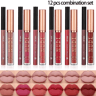 Young Vision 2Color Matte Rotatable Lip Liner Set  Waterproof LongLasting Lip Contour Pencil 12