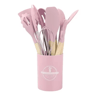 ProChef Silicone Kitchen Utensils Set 12 Piece Nonstick Cooking Utensils Set With Wooden Handle 8