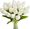 10Piece Real Touch Tulip Bouquet  Lifelike Artificial Flowers For Home Wedding  DIY Decor 6