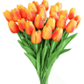 10Piece Real Touch Tulip Bouquet  Lifelike Artificial Flowers For Home Wedding  DIY Decor 7