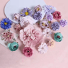 Mixed Artificial Silk Rose Flower Set For DIY Bouquets  Decor 0