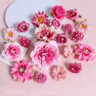 Mixed Artificial Silk Rose Flower Set For DIY Bouquets  Decor 1