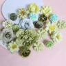 Mixed Artificial Silk Rose Flower Set For DIY Bouquets  Decor 8
