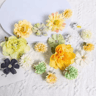 Mixed Artificial Silk Rose Flower Set For DIY Bouquets  Decor 9
