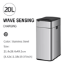 15L  20L Smart Automatic Sensor Trash Can  Touchless Stainless Steel Kitchen  Bathroom Bin 7