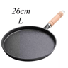 IronPro 26cm Cast Iron Frying Pan PreSeasoned Skillet For Steak Eggs Pancakes Crepes Induction Gas  5