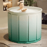 EcoSoak Foldable Portable Bathtub Thickened PVC Spa Tub For Adults  Kids Indoor Outdoor Soaking Bat 5