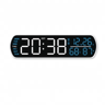 Multifunction LED Digital Alarm Clock  AutoDimmable Temperature  Humidity Desk Clock With Dual Alar 12