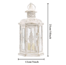 Vintage Nordic Black Iron Candle Lantern  Hanging Decorative Lantern For Home  Wedding Decor 6