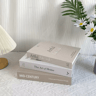 3 Piece Decorative Fake Books Set Minimalist Faux Book Decor For Coffee Table Shelf Styling 5