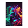 3PCS Gaming Wall Art Canvas Set  Punk Style Gamepad Posters For Gamer Room Decor  Boys Bedroom 5