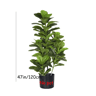 Artificial Fiddle Leaf Fig Tree  Large Faux Ficus Lyrata Plant For Modern Home  Office Decor 5